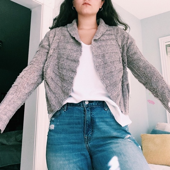 Oatmeal free people sweater - Picture 6 of 6